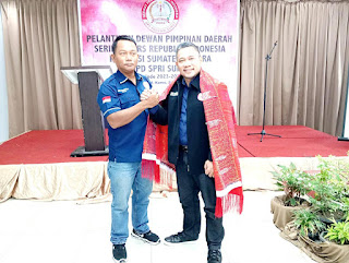 Ketum SPRI Hence Mandagi Lantik Pengurus DPD Sumut