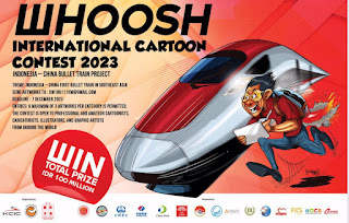 Lomba Kartun Kereta Cepat Jakarta-Bandung Resmi Diluncurkan di Jakarta