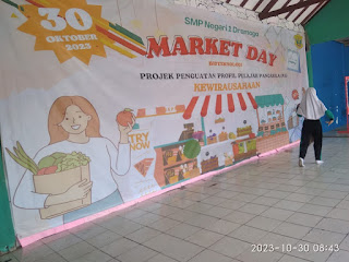 Market Day Kewirausahaan SMPN 1 Dramaga