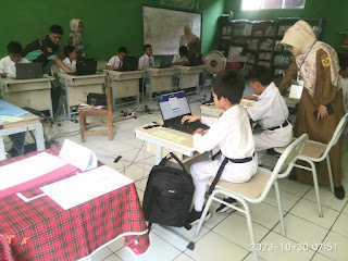 SDN Cibatok 04 Gelar Asesmen Nasional Berbasis Komputer (ANBK)