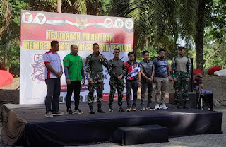 Danyonif 751/VJS Buka Kompetisi Menembak Dalam Rangka Peringatan Hari Sumpah Pemuda Ke 95 Tahun 2023.