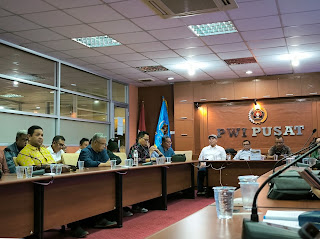 Rapat Perdana Seluruh Pengurus Baru PWI, Hendry CH Bangun: Saling Kenal dan Bekerjasama dengan Baik 