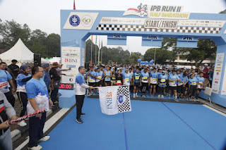 Ribuan Runners Penuhi Kampus Dramaga di IPB Run II Half Marathon