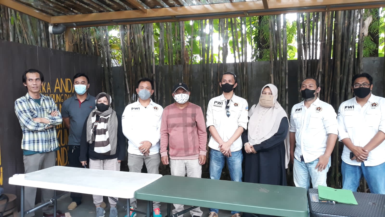 Jelang Konferensi dan Peresmian Masjid An-Naba, Pengurus PWI Sowan ke Tokoh Media Bogor