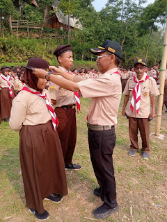 SMPN 2 Cibungbulang Adakan  Giat Pramuka Pasca MPLS