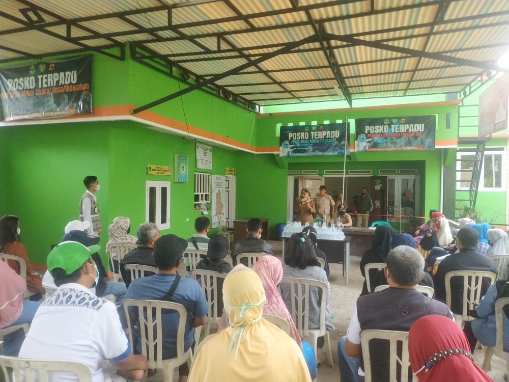 Cegah Covid-19, Pemdes Kota Batu Bersama Puskesmas Gelar Vaksinasi