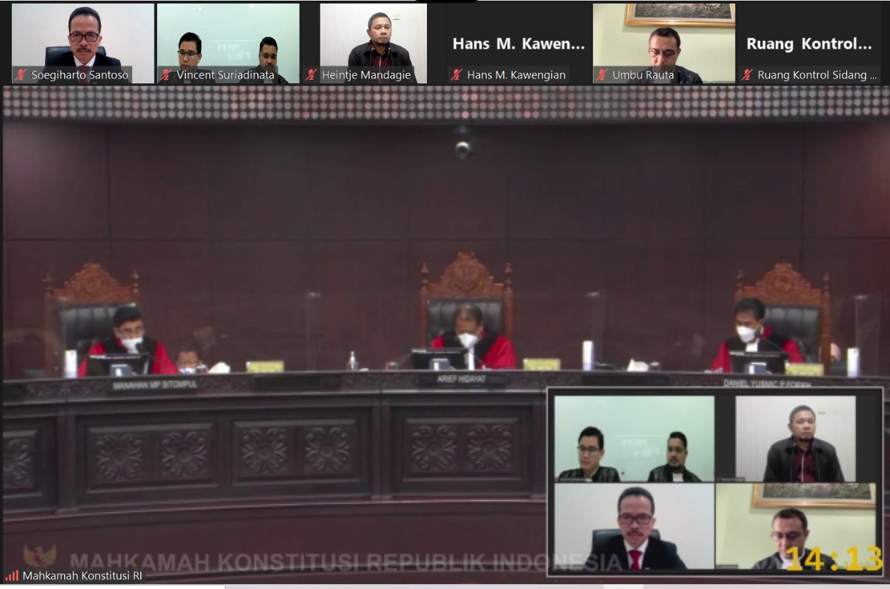 Presiden, DPR dan Dewan Pers di Pastikan Beri Keterangan di MK