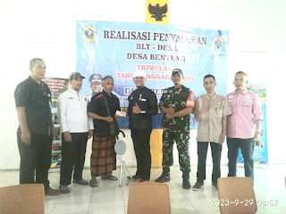 Penyaluran Bantuan Langsung Tunai (BLT) Desa Benteng Berlangsung Lancar
