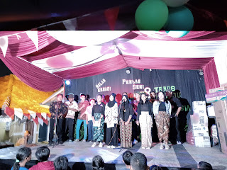 Pentas Seni HUT-RI ke 78 RT. 005 Kelurahan Kedung Jaya