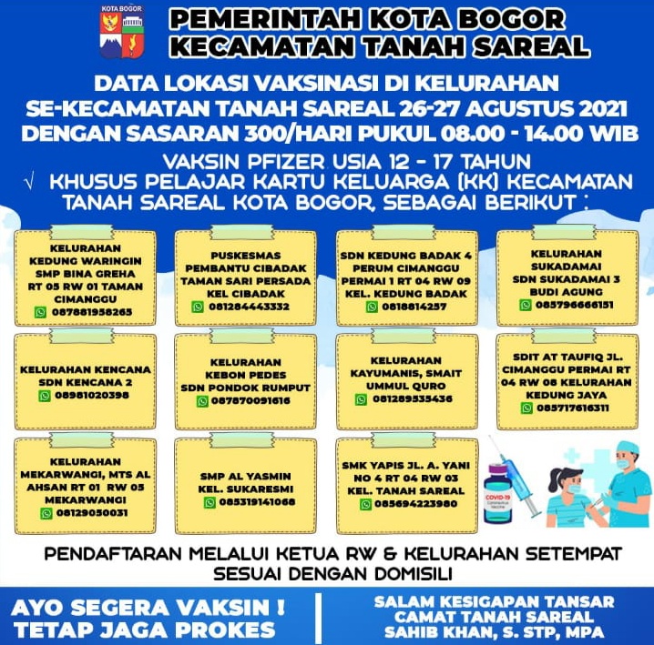 Gencar Vaksin Bagi Pelajar