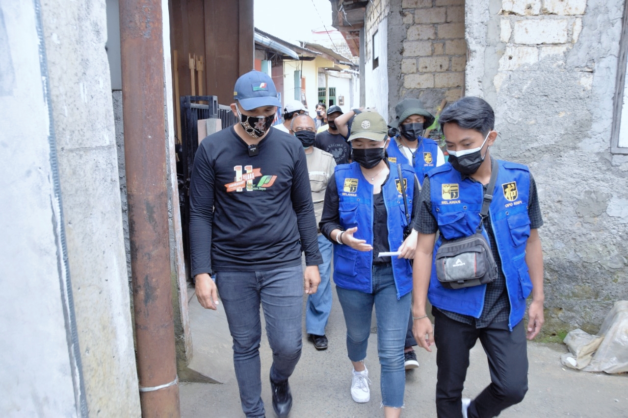 Relawan KNPI Kota Bogor Bantu Penanganan Covid-19