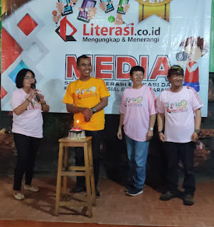 Literasi.co.id Menggelar Milad ke-1 Berlangsung Di Resto Jl. A.Yani 