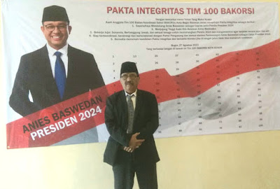 Pengukuhan Bakorsi Bogor Raya Pemenangan Anis Baswedan