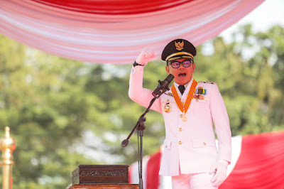 Pimpin Upacara HUT RI ke-78, Bima Arya Ajak Refleksi Tujuan Kemerdekaan