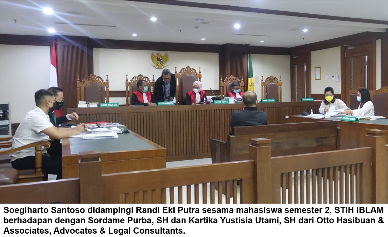 Pengacara Kondang Otto Hasibuan Bakal Hadapi Mahasiswa STIH IBLAM Dalam Perkara APKOMINDO 