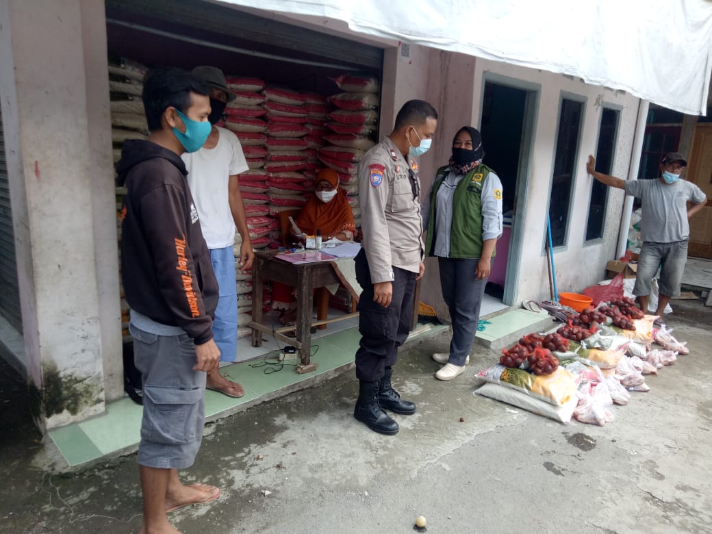 Kanit Binmas Polsek Ciomas Monitoring Penyaluran BPNT