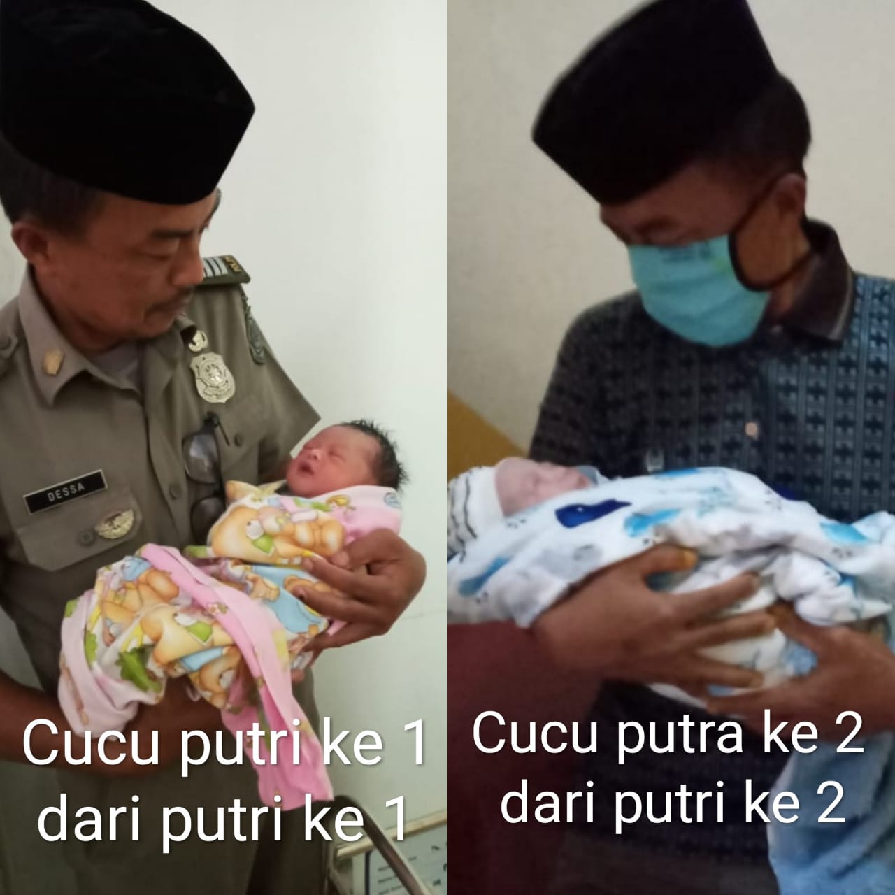 Bertepatan HJB ke- 539, Bpk. Dessa di Karuniai 2 Orang Cucu