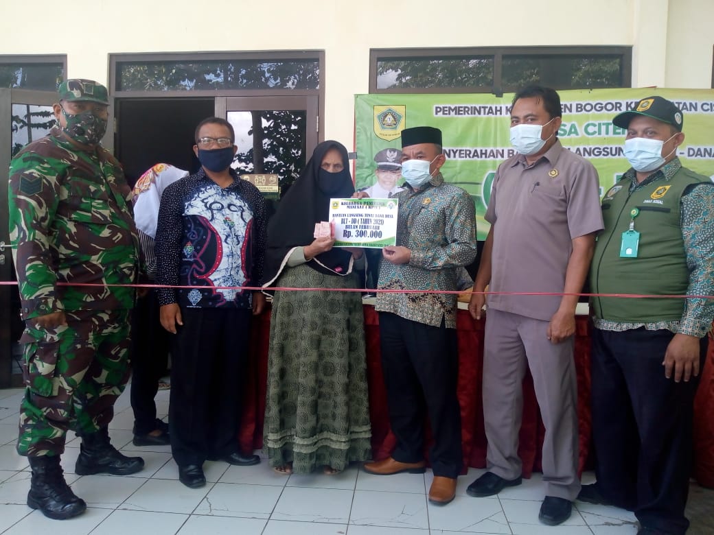 Pemdes Citeko Salurkan BLT-DD Tahap 2 Tahun 2021