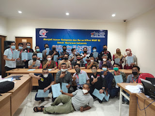 Latih Asesor Wartawan BNSP Larang DP Sertifikasi Wartawan