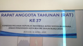 RAT ke-37 KPRI Widya Bharana Karyawan Dinas Pendidikan Kota Bogor