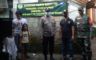 Karya Bakti TNI Pengabdian Untuk Negeri Berlangsung di Desa Kota Batu
