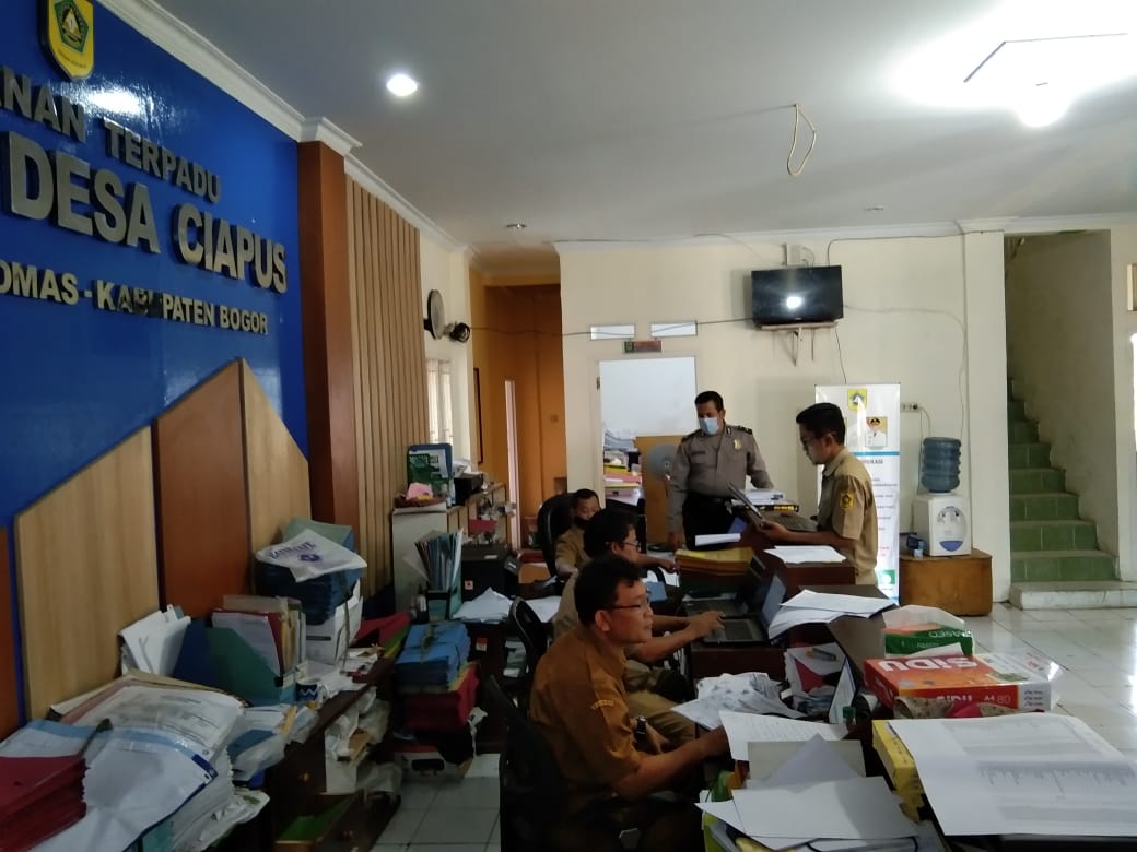Bhabinkamtibmas Desa Ciapus Ciptakan Situasi dan Kondisi Kondusif