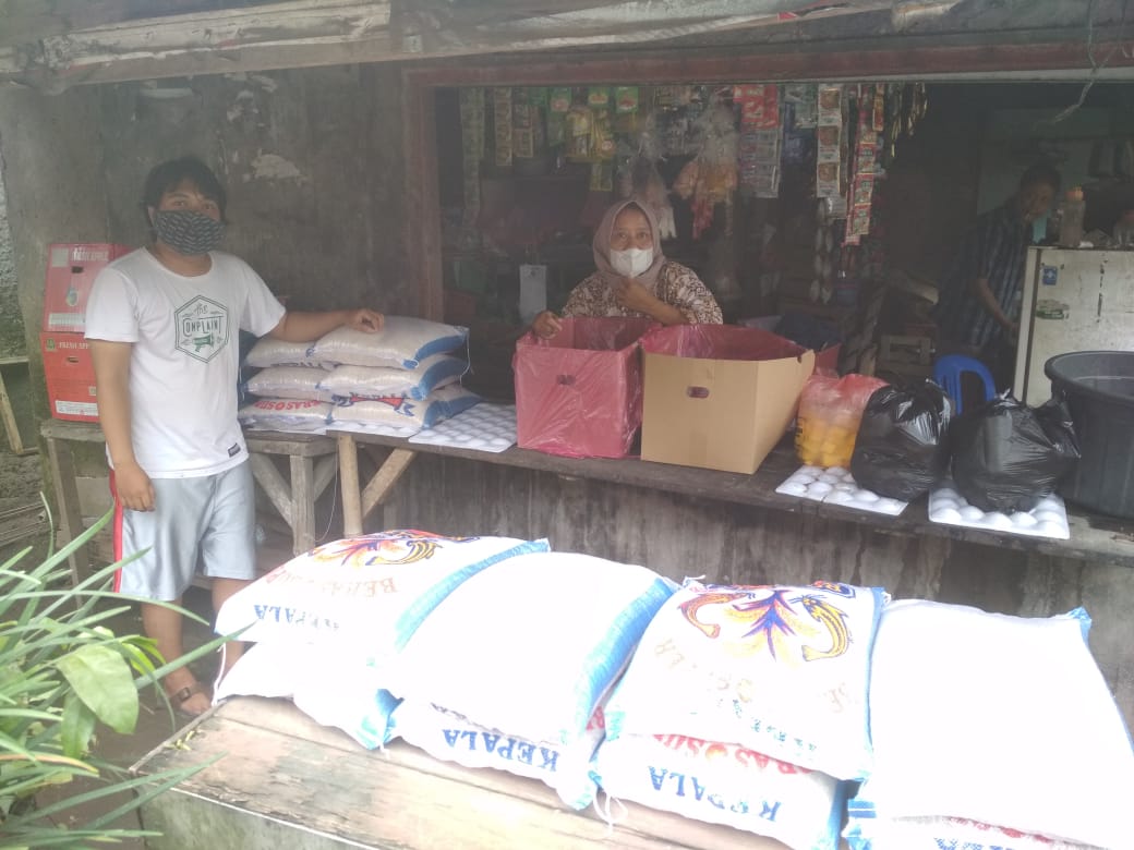 Pemdes Sukamantri Kembali Salurkan BPNT Melalui Agen E-Warong