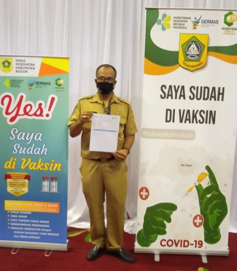 Vaksinasi Covid-19 Bagi ASN Disdukcapil Kabupaten Bogor