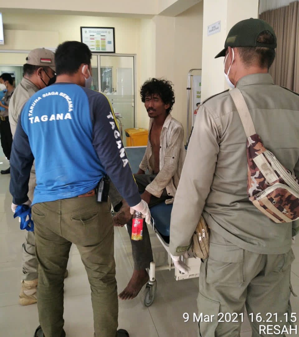 Temuan Seorang Terlantar Tanpa Identitas, diduga Gangguan Jiwa