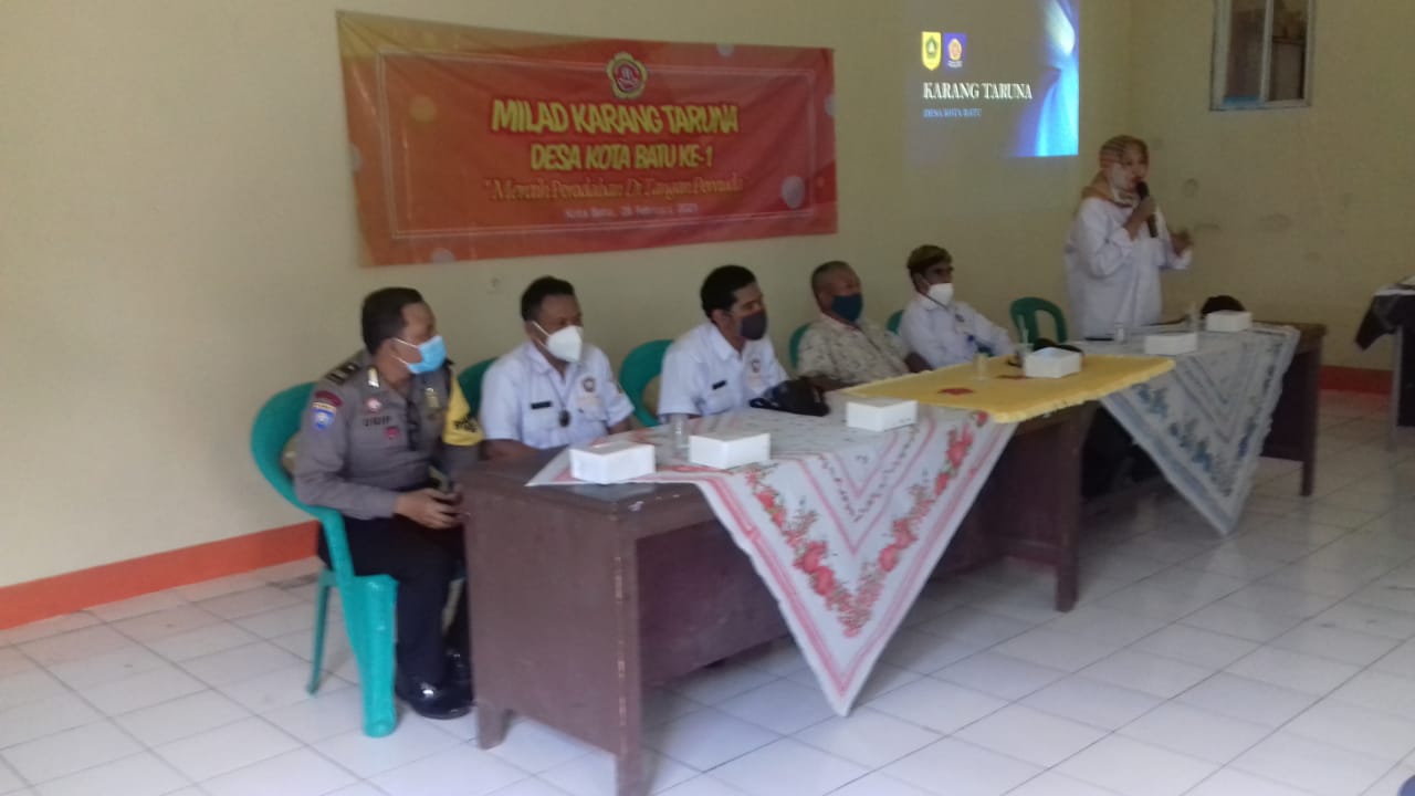 Gelar Acara Milad ke- 1 Karang Taruna Desa Kota Batu