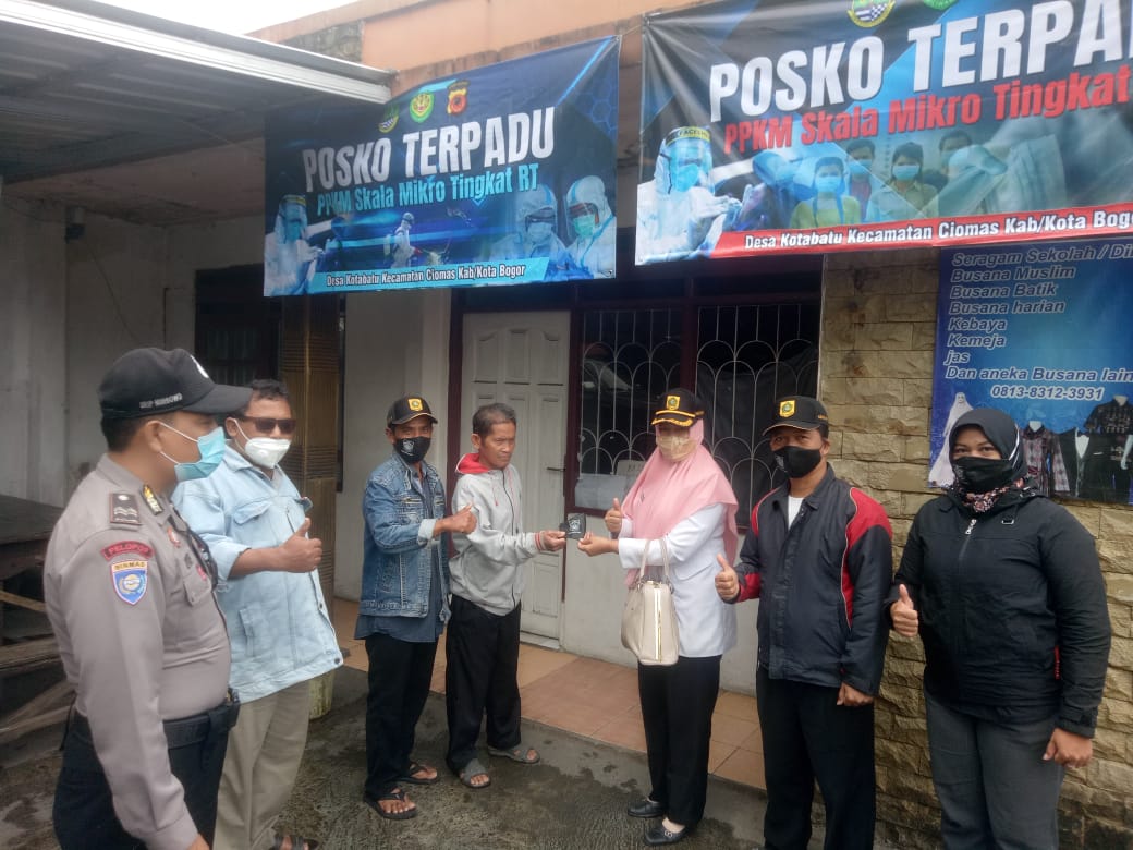 Posko PPKM Penanggulangan Covid-19 Desa Kota Batu