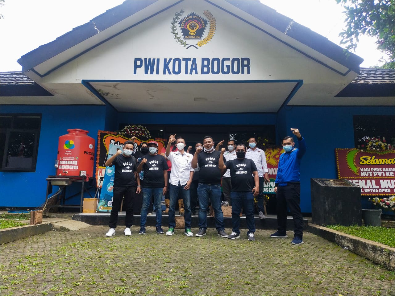 Kunjungan PWI Kab. Halmahera Selatan ke PWI Kota Bogor