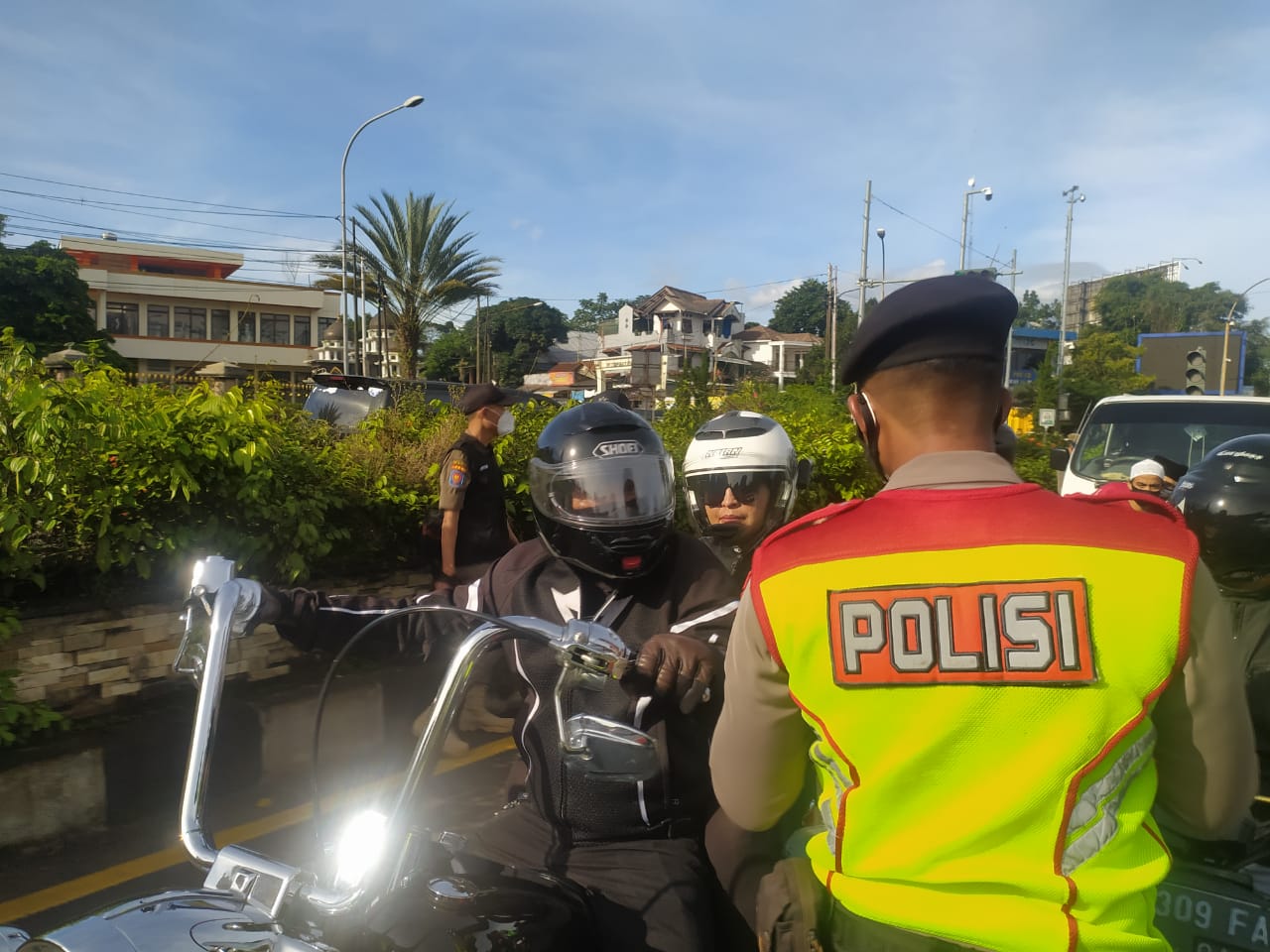 Polres Bogor Lakukan Pelacakan Rombongan Moge Yang Langgar Aturan PPKM