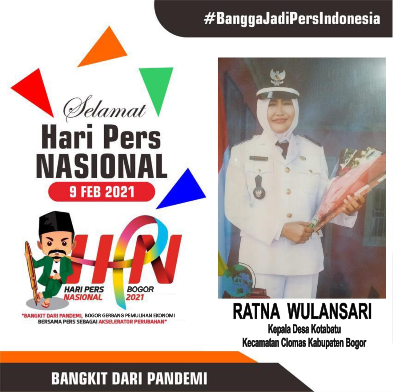 Ratna Wulansari Kades Kota Batu: Selamat Hari Pers Nasional ke- 75