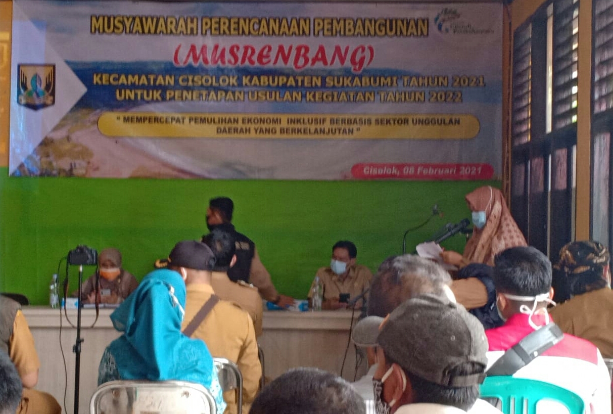 Musrenbang Kecamatan Cisolok Kab. Sukabumi Tahun 2021