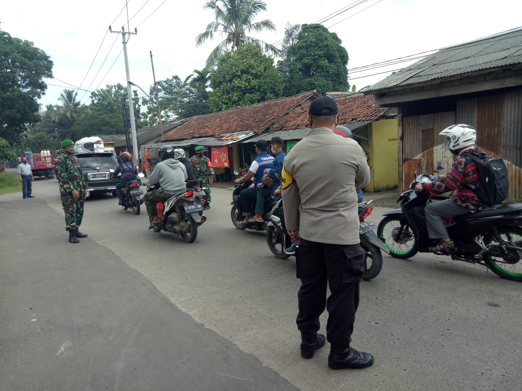 Di hari ke 5 Polres Bogor Bersama Satgas Covid 19 Lakukan Operasi Yustisi dimasa PPKM
