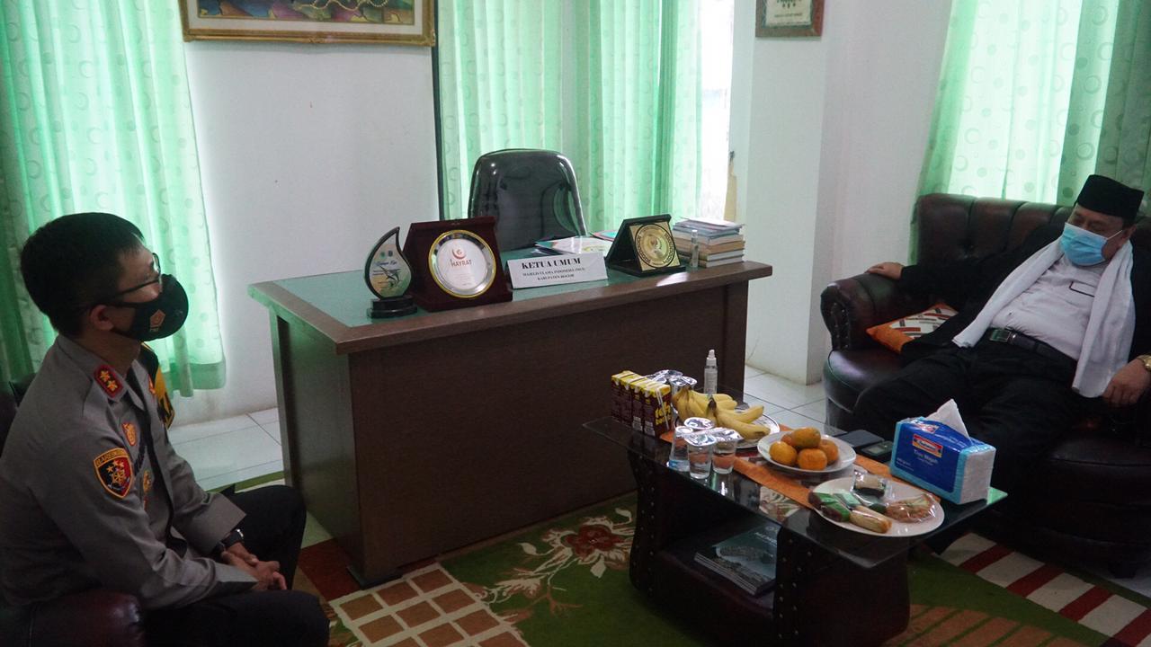 Kapolres Bogor Jalin Silaturahim dengan Tokoh MUI Kabupaten Bogor