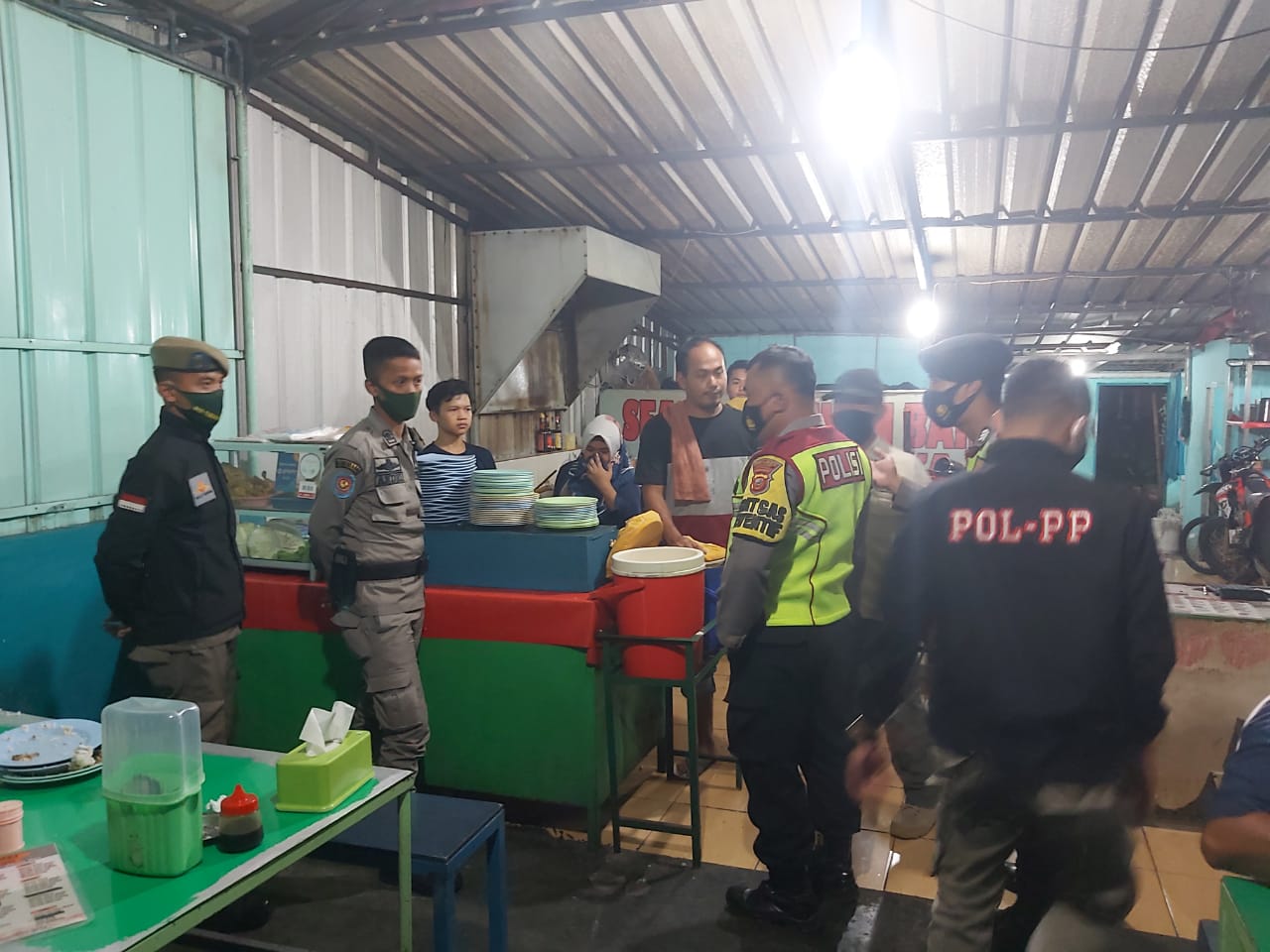 Satgas Covid 19 Kabupaten Bogor Lakukan Penindakan Jam Malam