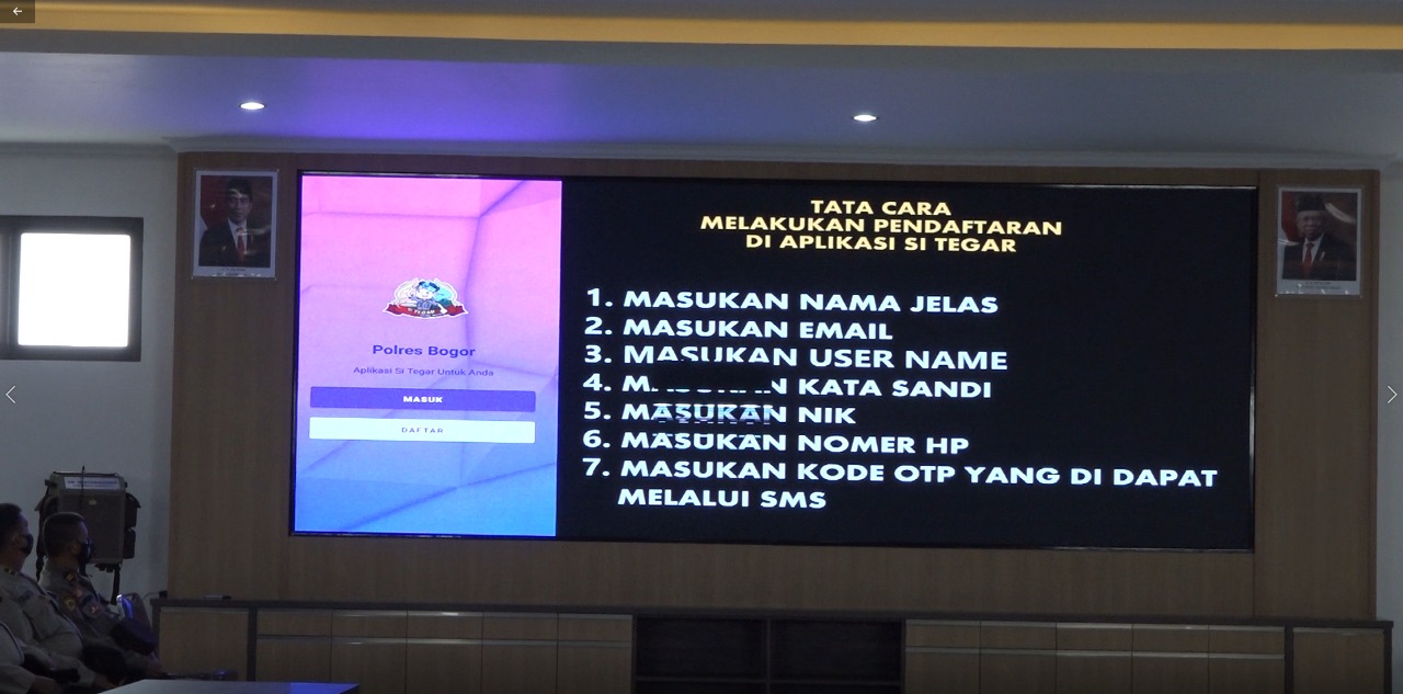Kapolres Bogor Luncurkan Aplikasi Pengaduan Masyarakat Berbasis Android