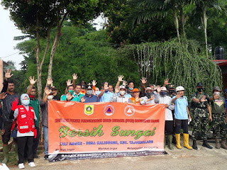 Susur Sungai Antisipasi Terjadi Bencana Alam Dipenghujung Tahun 2020