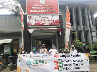 Gema Kampanye Lawan Covid 19 Kelurahan Curug Mekar