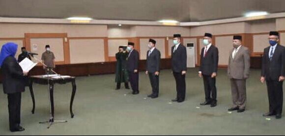 Ade Yasin Bupati Bogor Lantik Enam Pejabat Eselon II