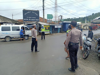 Tekan Angka Penyebaran Covid 19, Penegakan Disiplin Protokol Kesehatan Terus Dilakukan Polsek Cigudeg