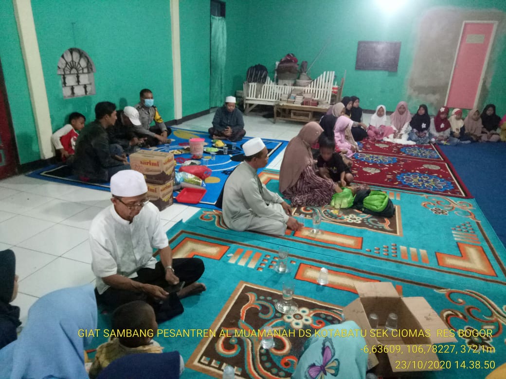 Kunjungan Silaturahmi H. Latief Tamim, S.Ag Ketua MUI Desa Kota Batu Ke Ponpes Al-Muawanah