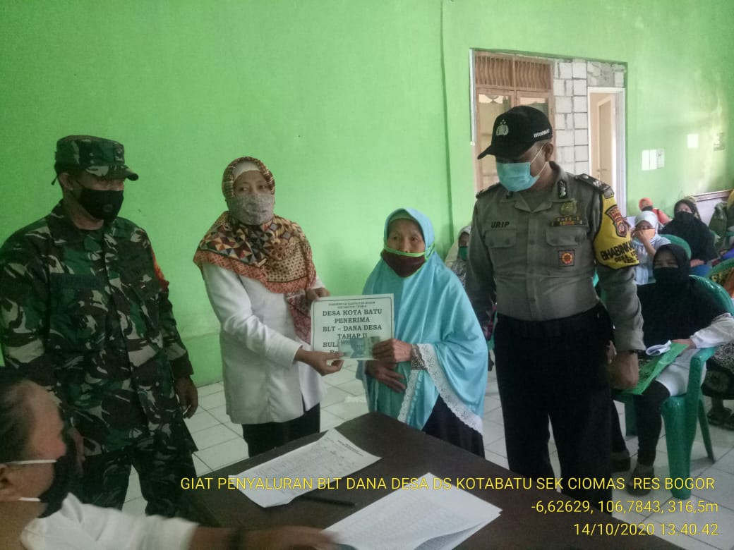 Pastikan Tepat Sasaran, Babinsa, Bhabinkamtibmas Dan Linmas Kawal Penyaluran BLT