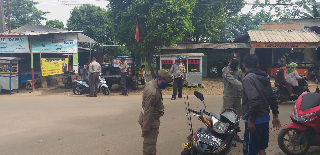 Gelar Ops Yustisi Polsek Gunung Sindur Sasar Para Pelanggar Protokol Kesehatan