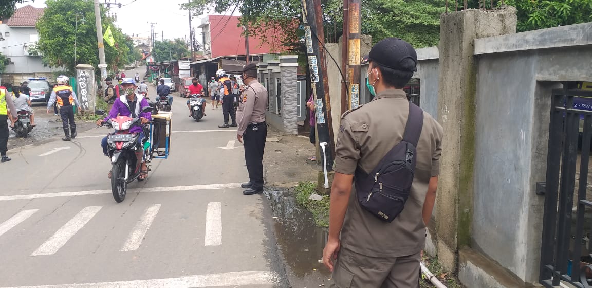 Cegah Penyebaran Covid 19, Polsek Cibinong Gelar Ops Yustisi